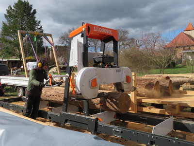 Bandsägewerk in Wulkow