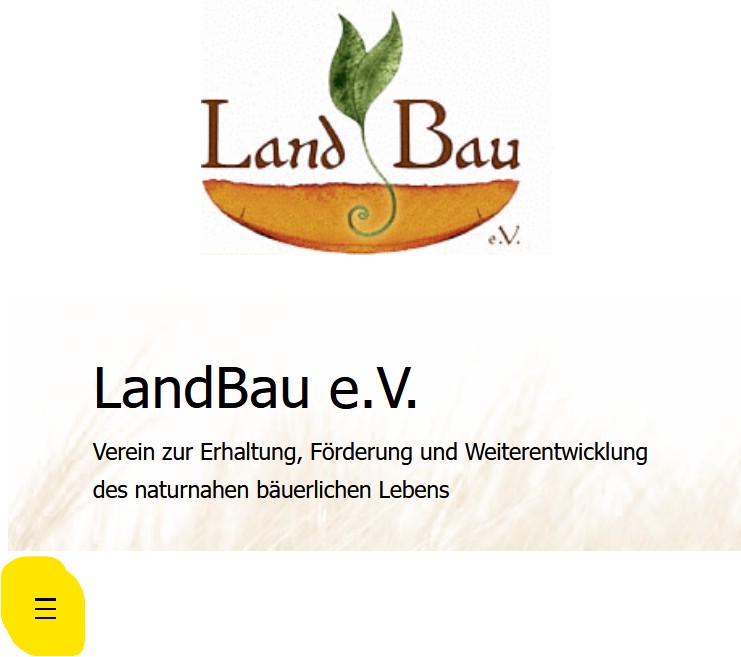 Landbau-Kopf auf dem Smartphone